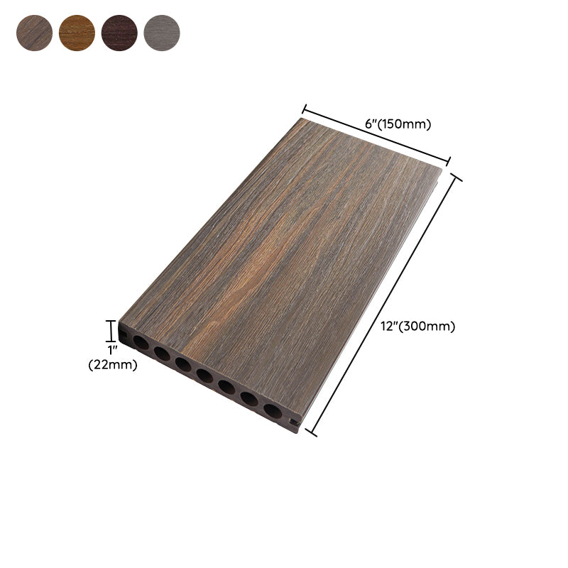 Co-extrusion Wood Flooring Modern Style Non-slip Rectangle Flooring