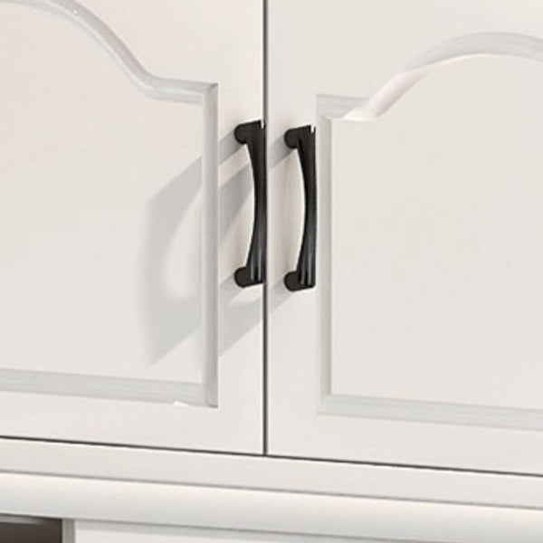 Modern White Wood Frame Wardrobe Freestanding Wardrobe with Soft Close Doors