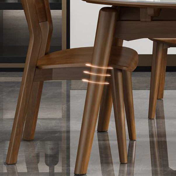 Extendable Sintered Stone Dining Table Set 1/4/7 Pieces Dining Set for Kitchen