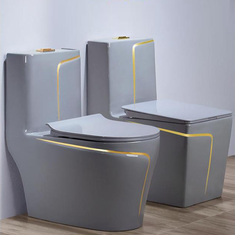 Traditional Ceramic Flush Toilet Siphon Jet Urine Toilet for Bathroom