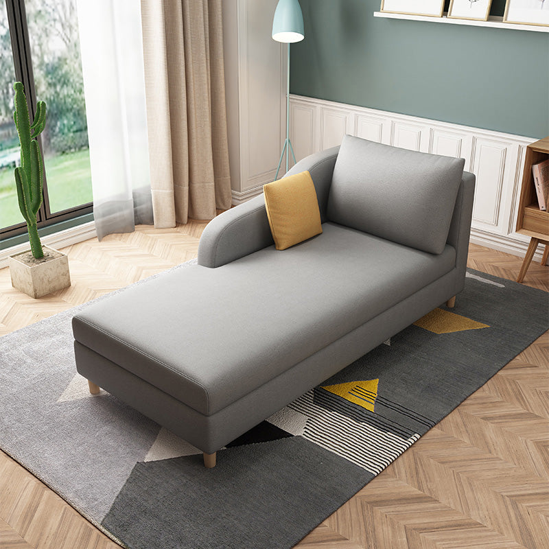 Living Room Recessed Arms Chaise Modern Chaise Lounge with Upholster