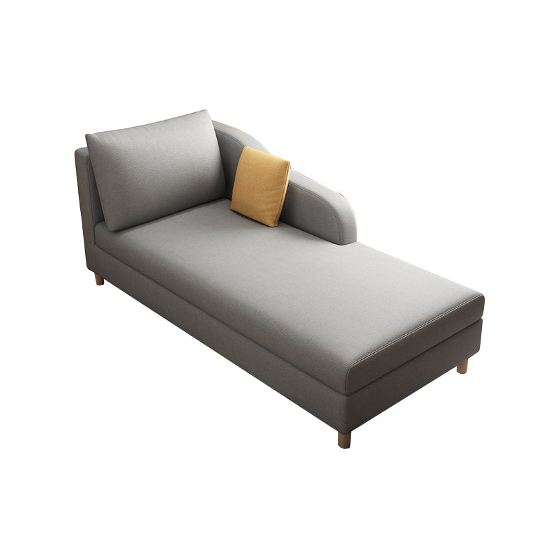 Living Room Recessed Arms Chaise Modern Chaise Lounge with Upholster