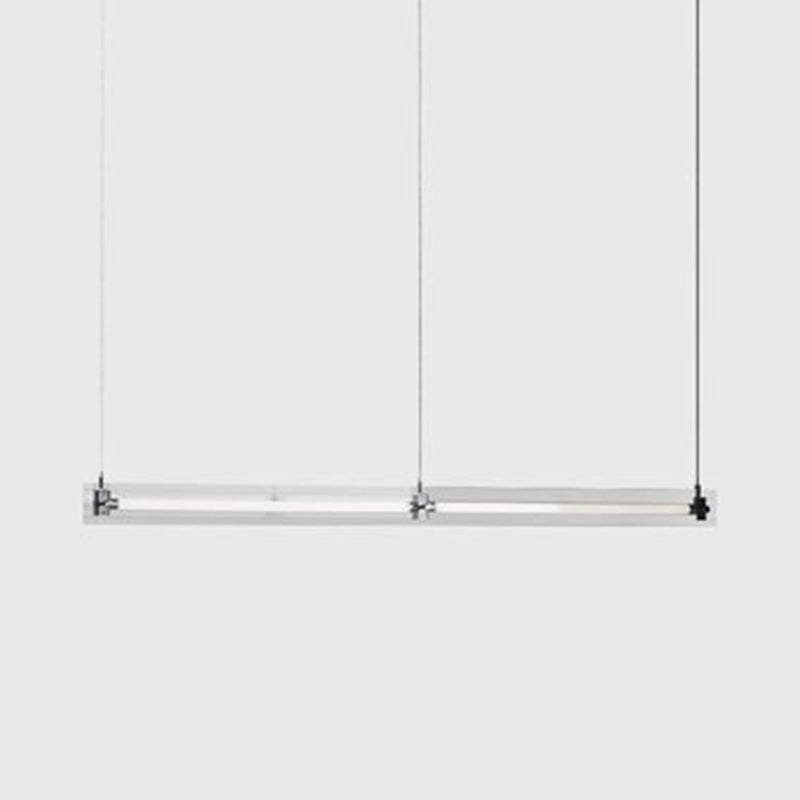 Clear Glass Ceiling Pendant Light Modern LED Kitchen Island Fixture