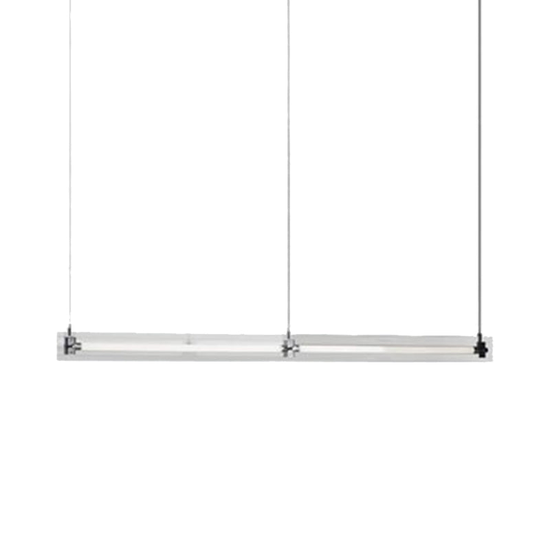 Clear Glass Ceiling Pendant Light Modern LED Kitchen Island Fixture