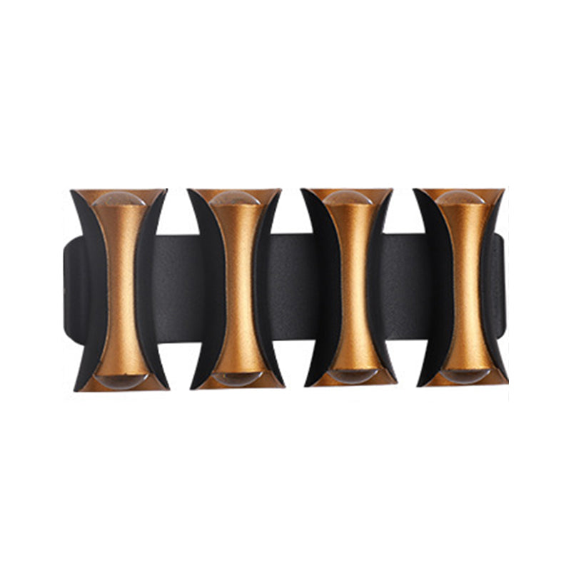 Modernism Wall Sconce Curl Waterproof Outdoor Sconce Light Fixture with Metal