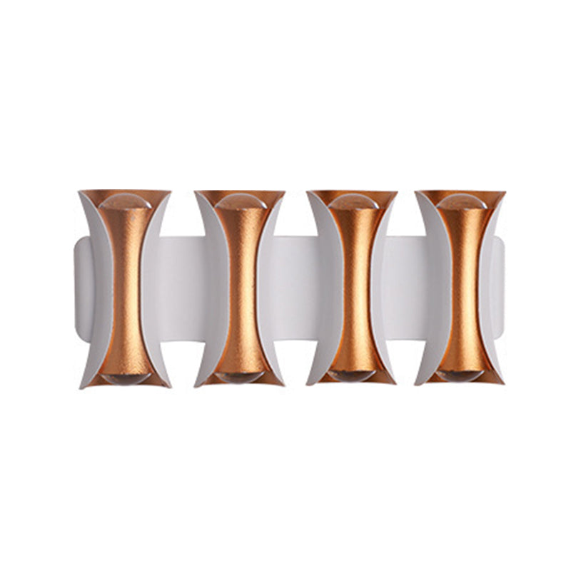 Modernism Wall Sconce Curl Waterproof Outdoor Sconce Light Fixture with Metal