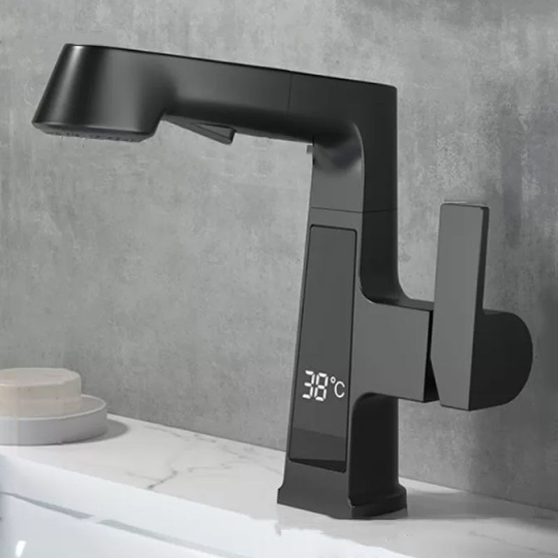Classic Centerset Faucet Single Handle Solid Color Centerset Bathroom Sink Faucet