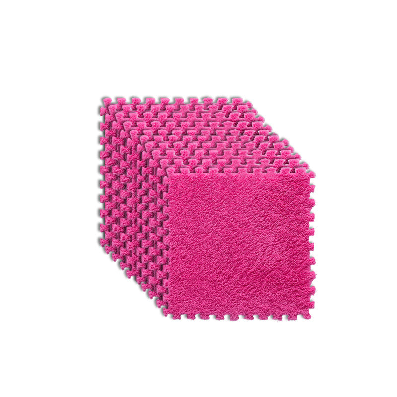 Modern Carpet Tiles Interlocking Square Color Block Carpet Tiles