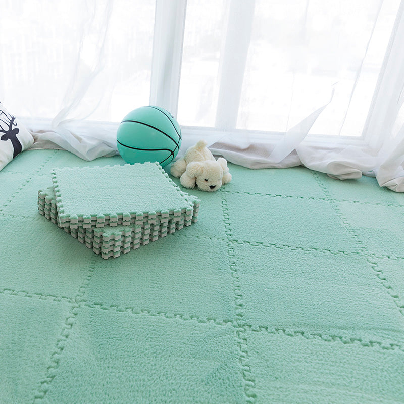 Modern Carpet Tiles Interlocking Square Color Block Carpet Tiles