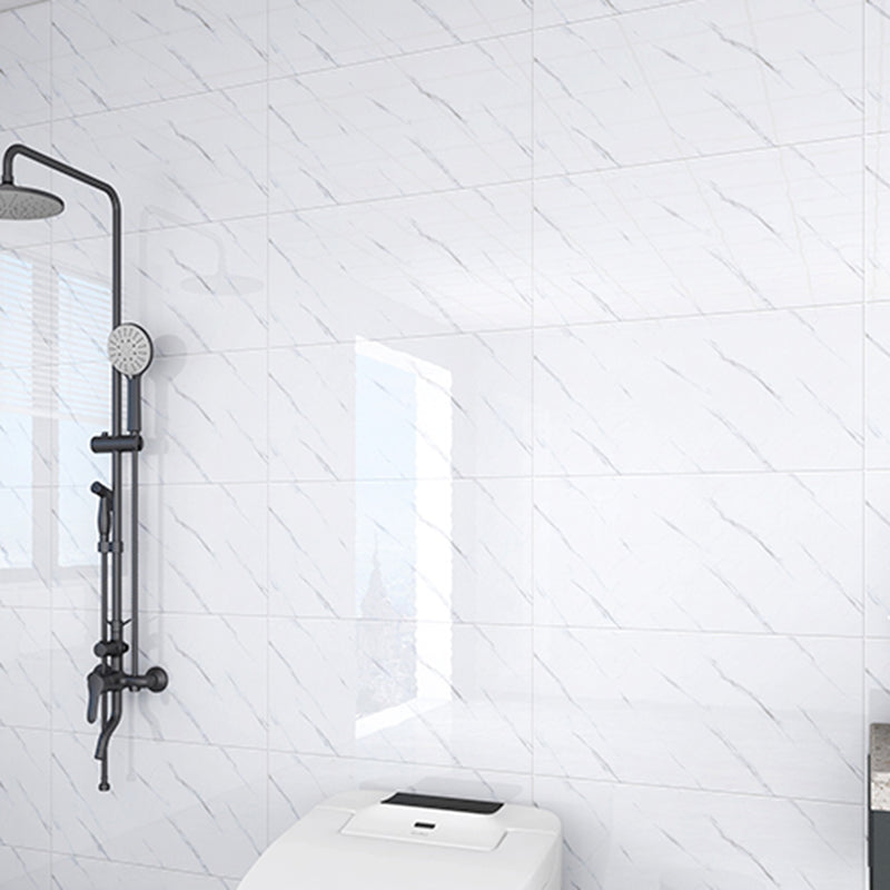 PVC Rectangular 3 Pack 12" X 23" Peel & Stick Mosaic Tile Kitchen and Bathroom Backsplash