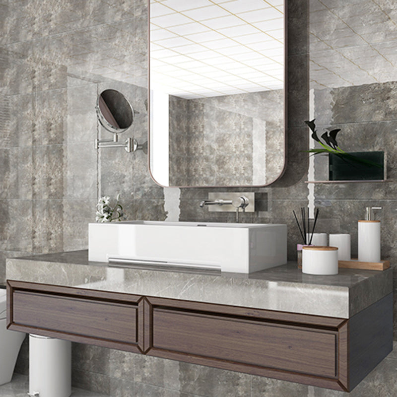 PVC Rectangular 3 Pack 12" X 23" Peel & Stick Mosaic Tile Kitchen and Bathroom Backsplash