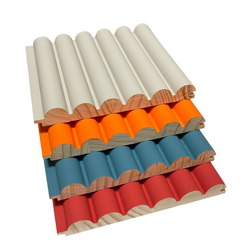 Shiplap Wall Paneling Scratch Resistant Indoor Waterproof Pine Wood Wall Paneling