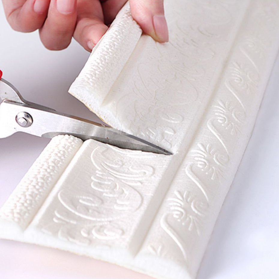 Tin Backsplash Panel Stain Resistant Waterproof Peel and Stick Plastic Siding Panel