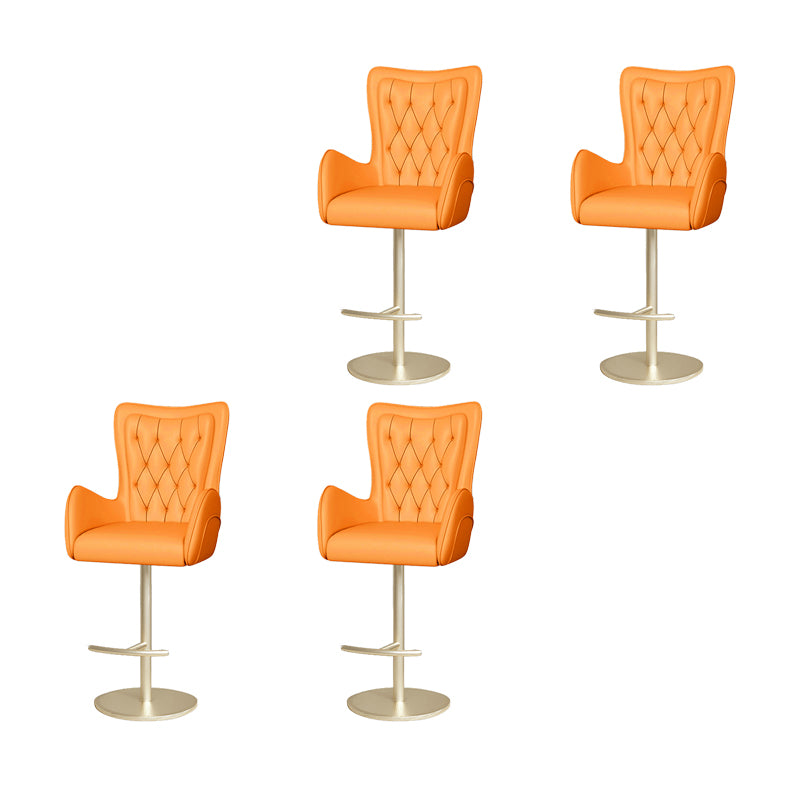 Industrial Style Metal Bar Stool Footrest Swivel Counter Stool for Bristol
