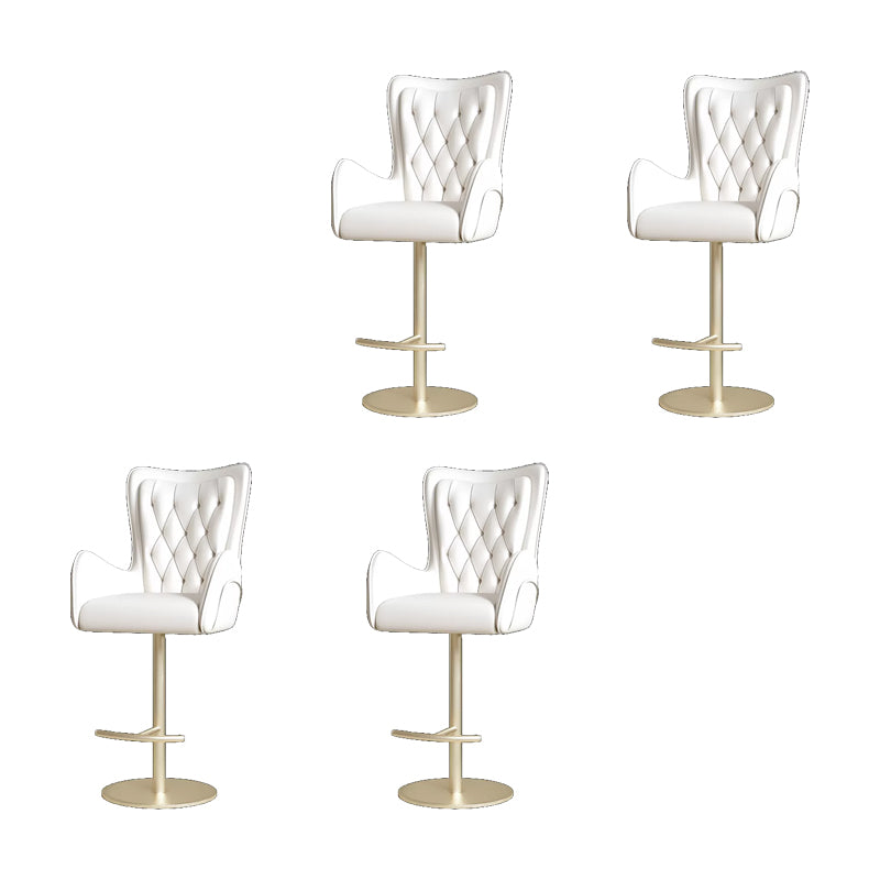 Industrial Style Metal Bar Stool Footrest Swivel Counter Stool for Bristol