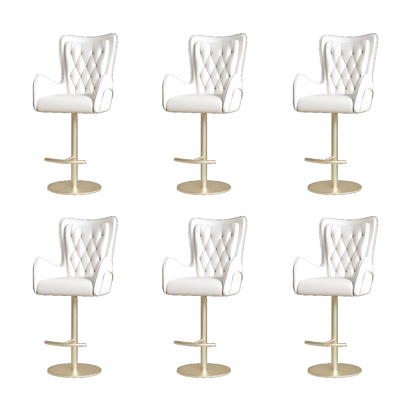 Industrial Style Metal Bar Stool Footrest Swivel Counter Stool for Bristol