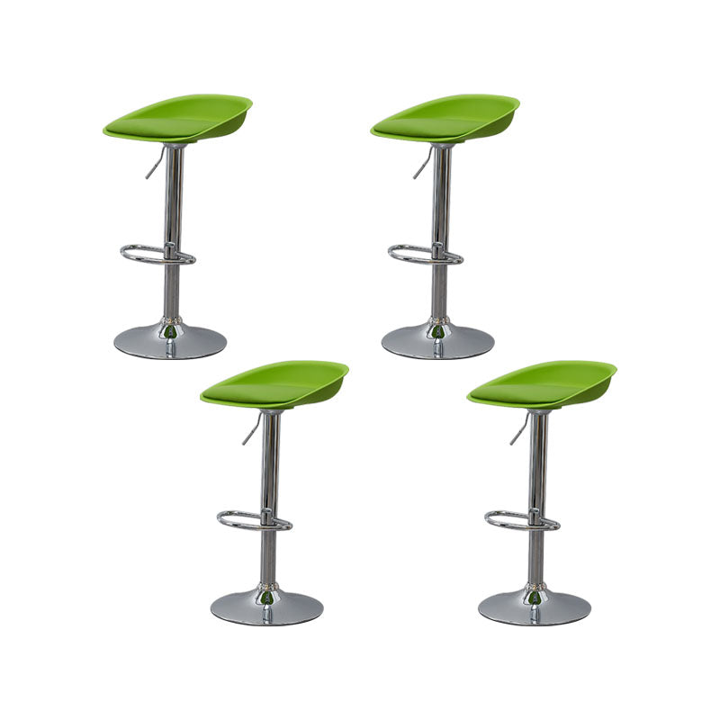 Living Room Counter Stool Armless Bar Stools with Metal Legs