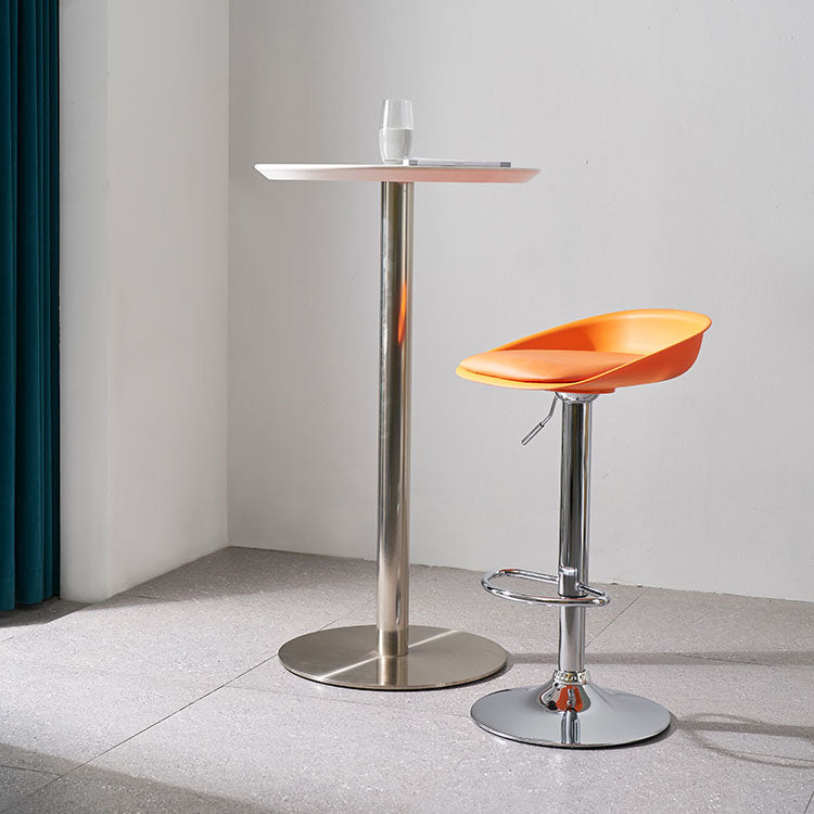 Living Room Counter Stool Armless Bar Stools with Metal Legs