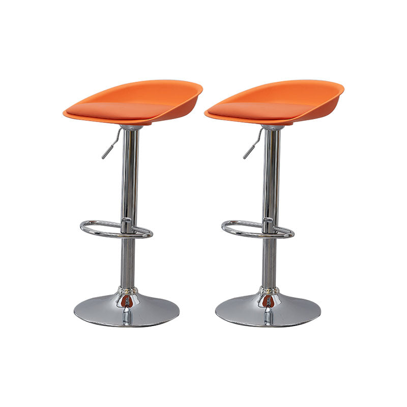 Living Room Counter Stool Armless Bar Stools with Metal Legs
