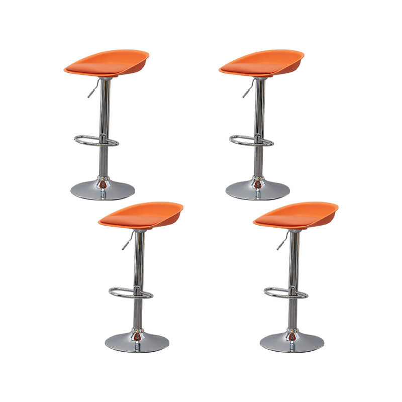 Living Room Counter Stool Armless Bar Stools with Metal Legs