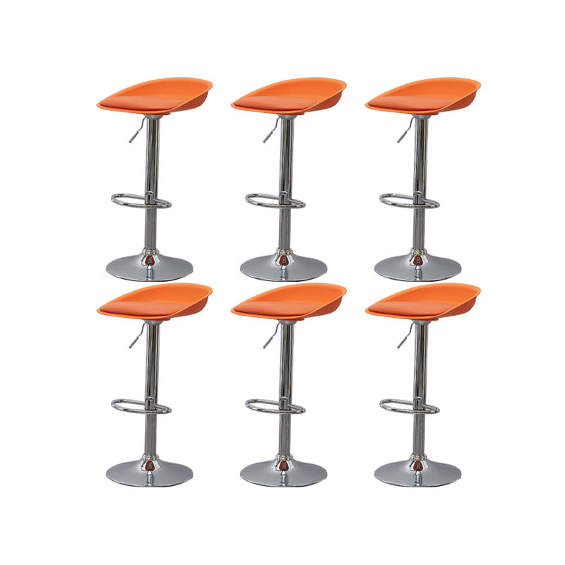 Living Room Counter Stool Armless Bar Stools with Metal Legs