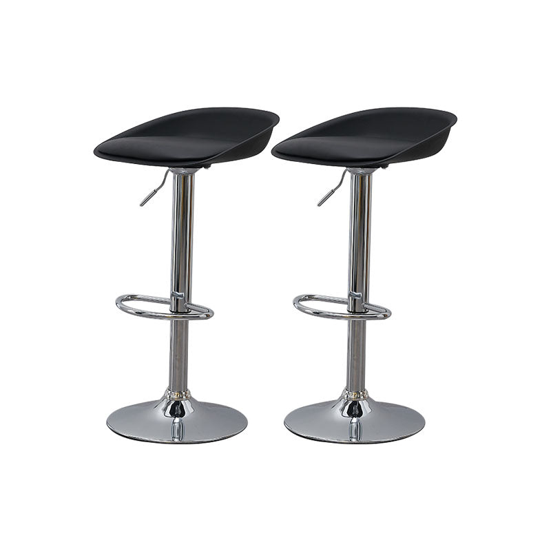 Living Room Counter Stool Armless Bar Stools with Metal Legs