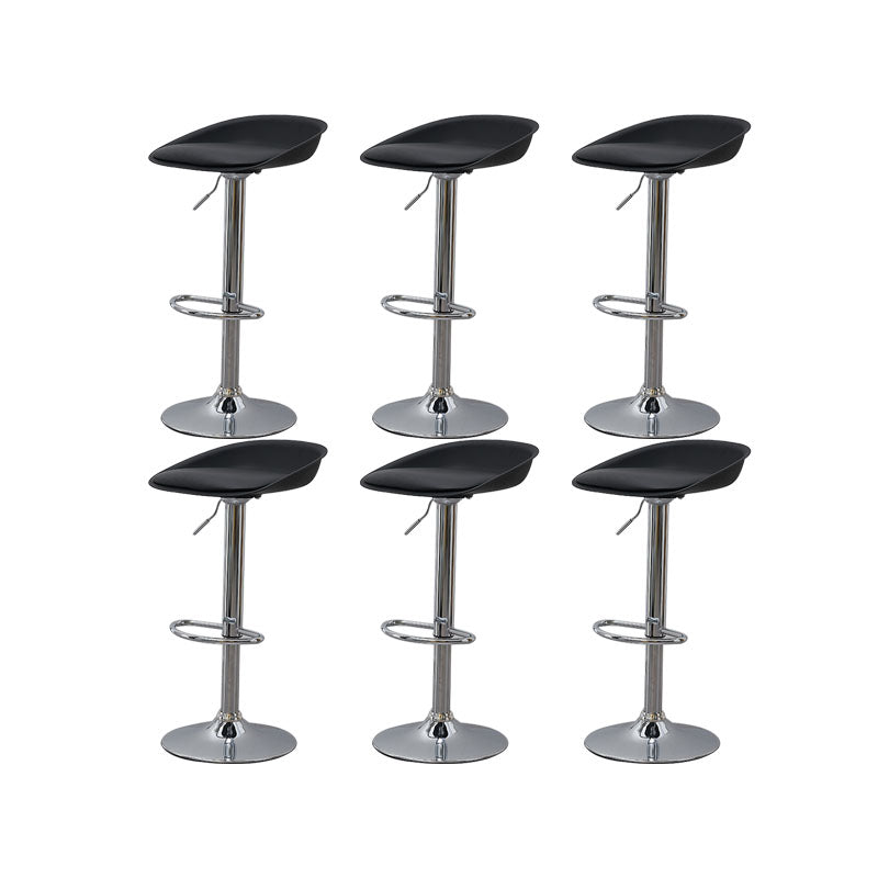 Living Room Counter Stool Armless Bar Stools with Metal Legs