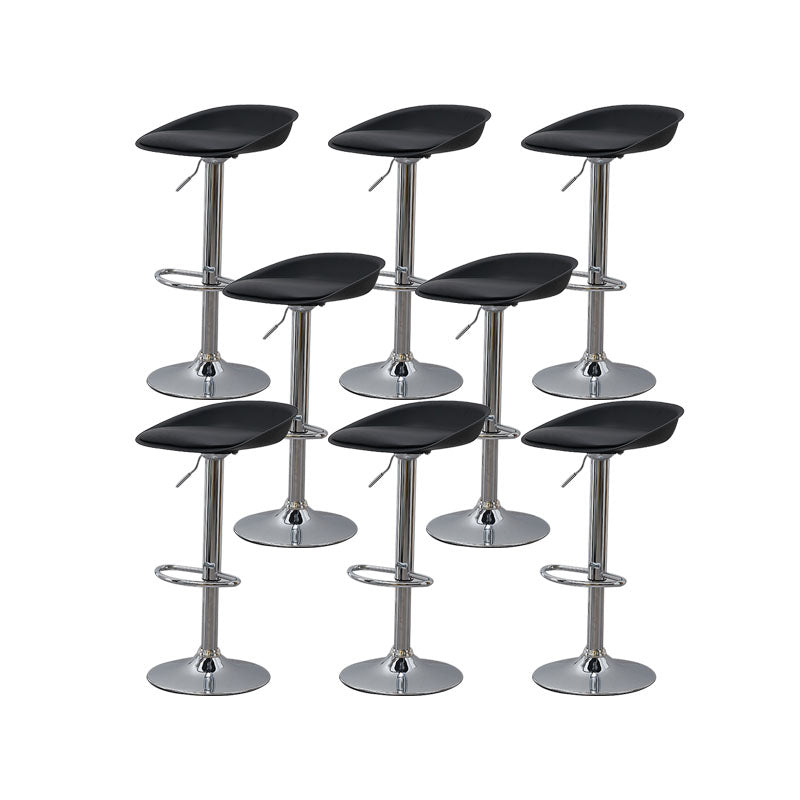 Living Room Counter Stool Armless Bar Stools with Metal Legs