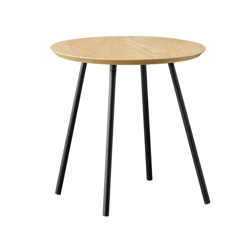 15" Wide Contemporary Corner Table Wood 4 Legs Accent Side Table