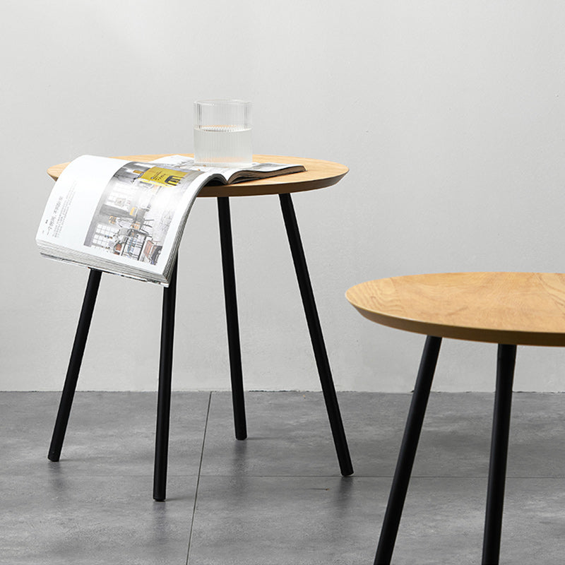 15" Wide Contemporary Corner Table Wood 4 Legs Accent Side Table