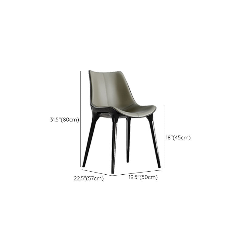 Contemporary Style Chair Metal Dining Room Chair for Dining Room