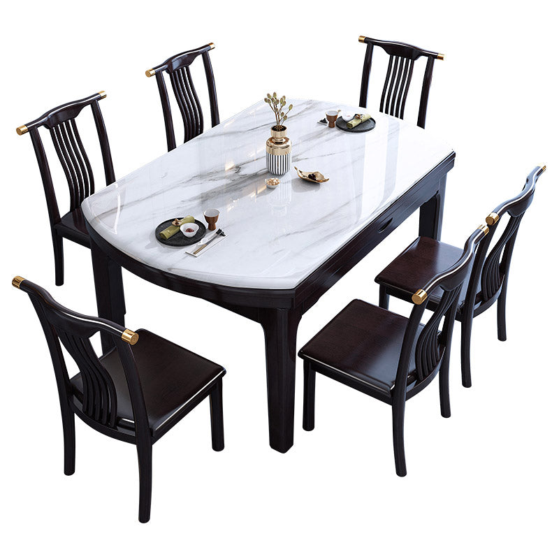 Drop-Leaf Dining Room Table Contemporary Dinner Room Kitchen Table