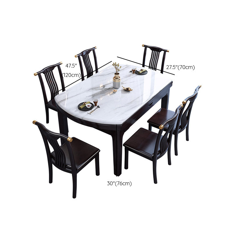Drop-Leaf Dining Room Table Contemporary Dinner Room Kitchen Table