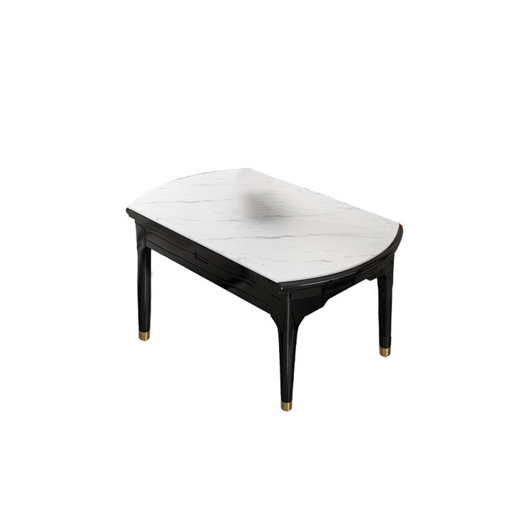 Contemporary Dining Room Table Solid Wood 4 Legs Dining Site Table