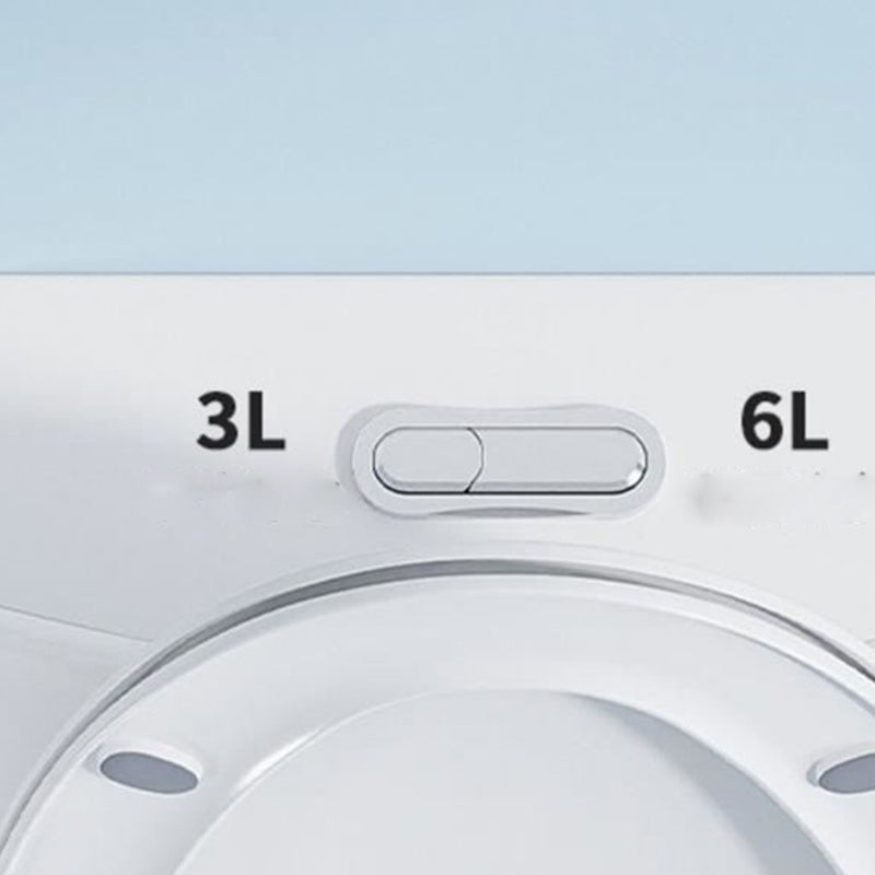 Modern Floor Mounted Flush Toilet White Urine Toilet with Seat for Bathroom