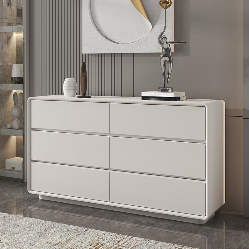 Contemporary Storage Chest Dresser Wooden Dresser with Drawers