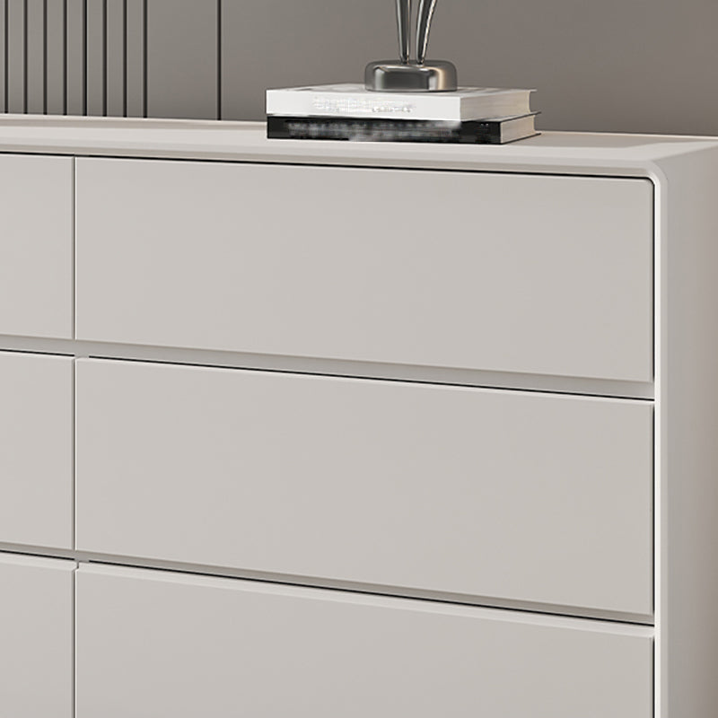 Contemporary Storage Chest Dresser Wooden Dresser with Drawers