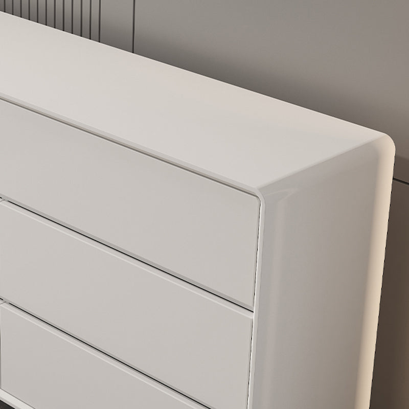 Contemporary Storage Chest Dresser Wooden Dresser with Drawers