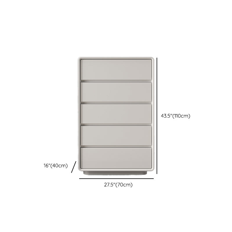 Contemporary Storage Chest Dresser Wooden Dresser with Drawers