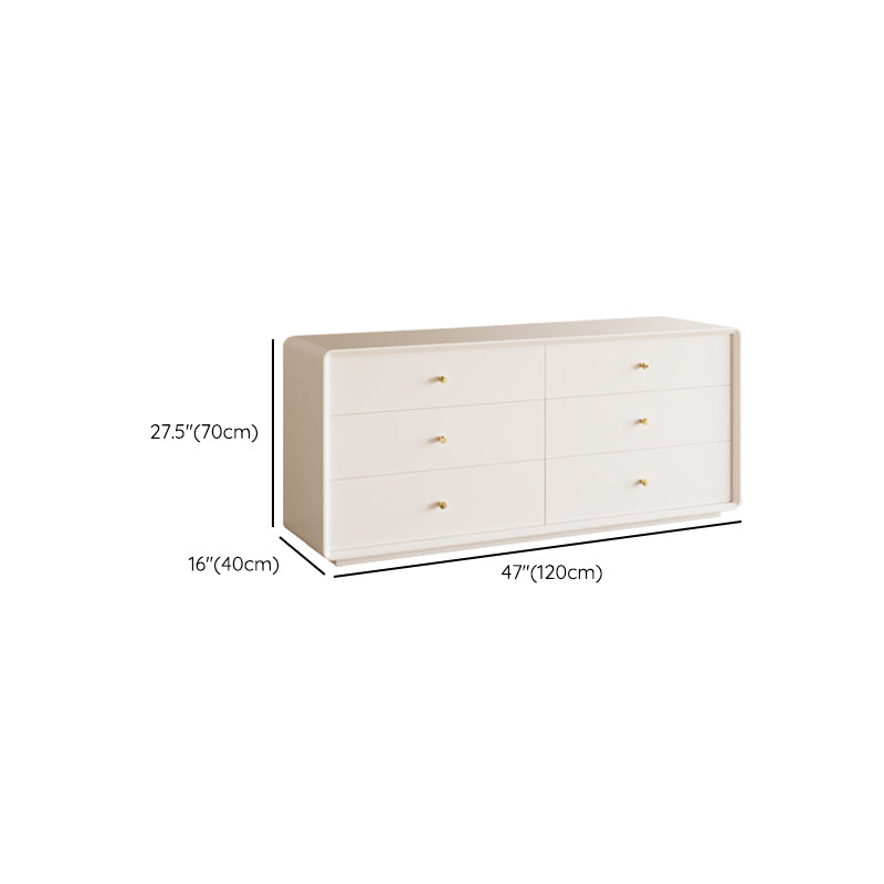 Classic Glam Storage Chest Dresser Wooden Dresser for Bedroom