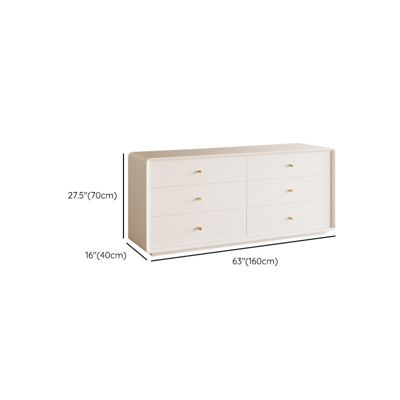Classic Glam Storage Chest Dresser Wooden Dresser for Bedroom
