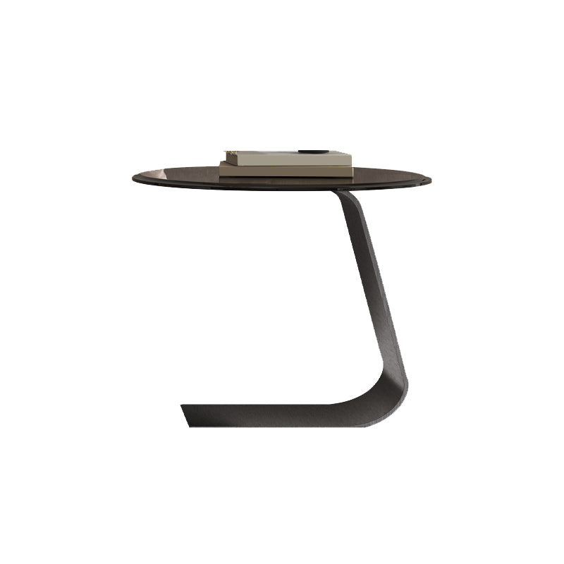 Black Coffee Table Slate 2 Piece Bunching Tables with Storage
