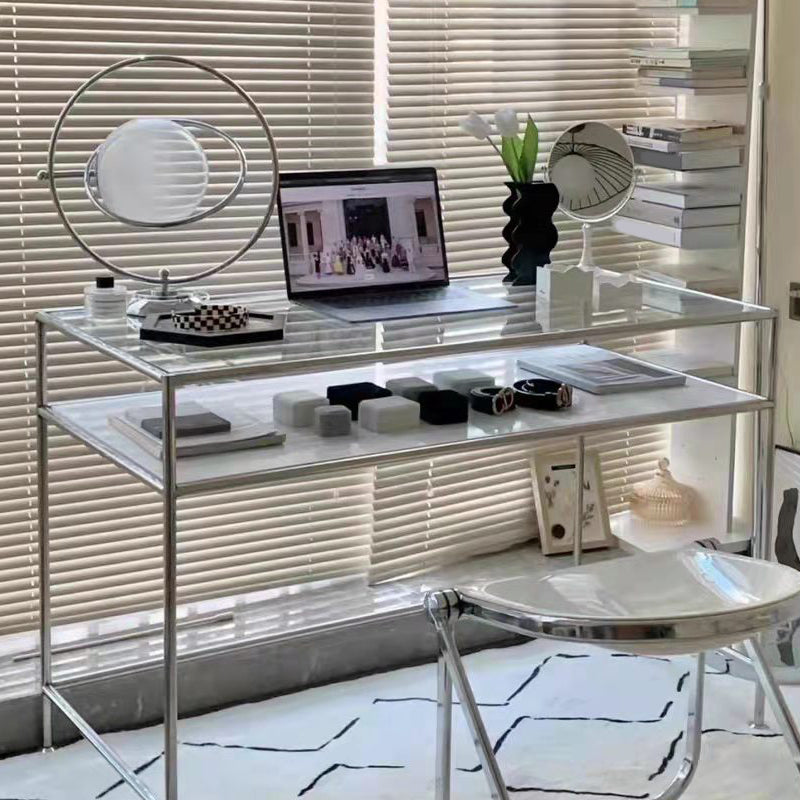 Modern Make-up Vanity Standing Glass Makeup Vanity for Bedroom