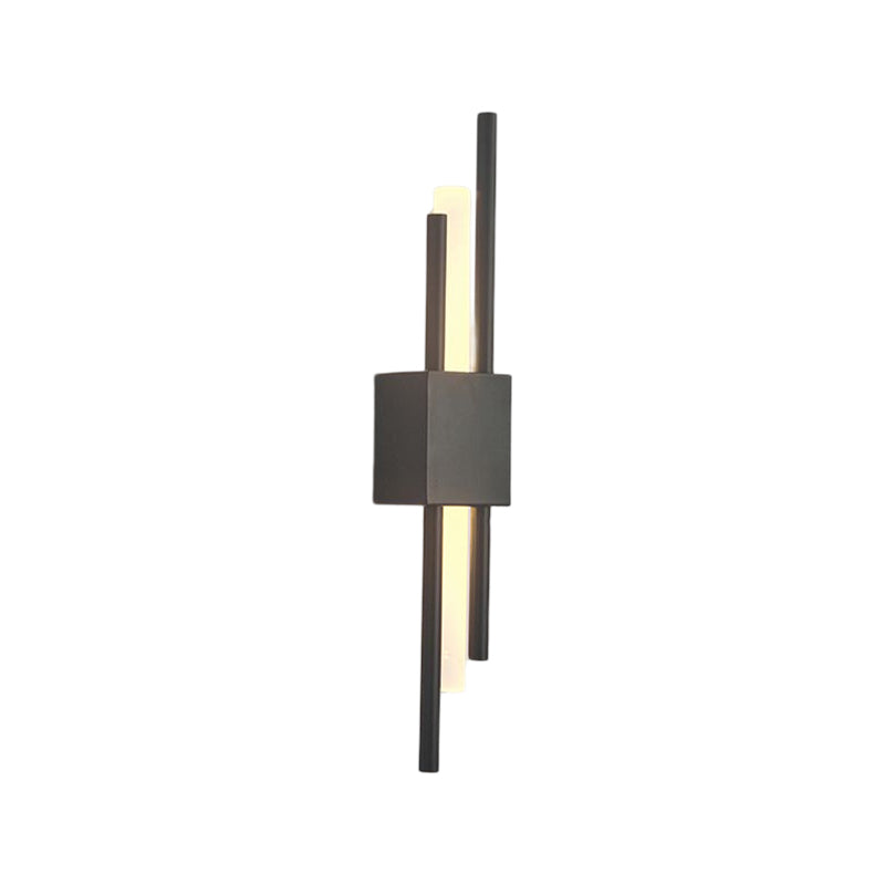 Contemporary Geometric Wall Lamp Metal Wall Light Fixture for Living Room