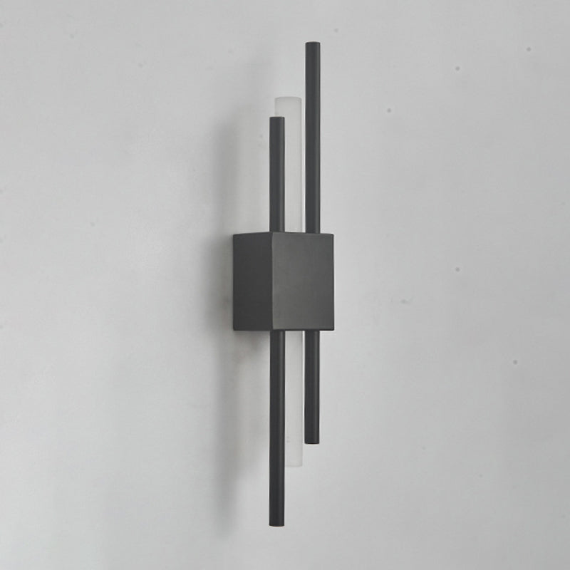 Contemporary Geometric Wall Lamp Metal Wall Light Fixture for Living Room