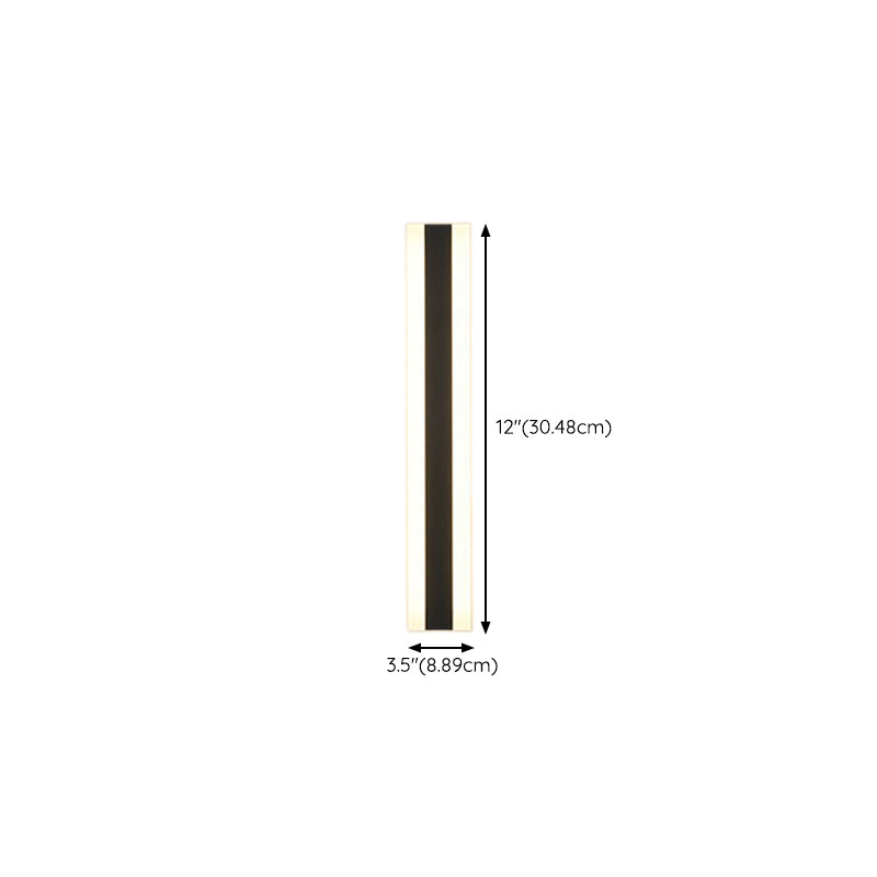 Modern Style Wall Lamp LED Waterproof Wall Mount Lamp with Acrylic Shade for Garden