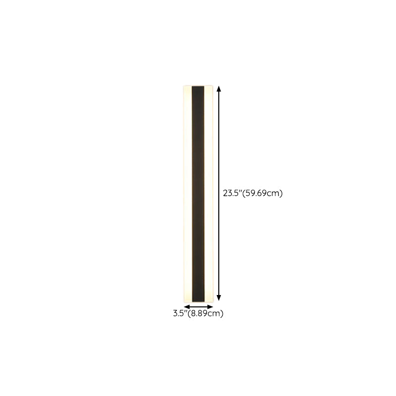 Modern Style Wall Lamp LED Waterproof Wall Mount Lamp with Acrylic Shade for Garden