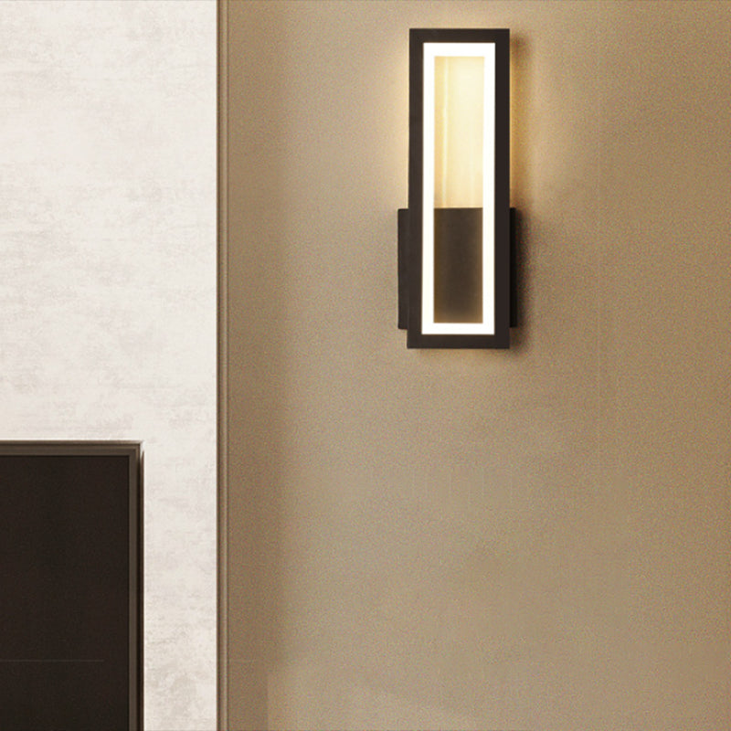 Simple Geometric Wall Lamps Metal Wall Light Fixture for Living Room