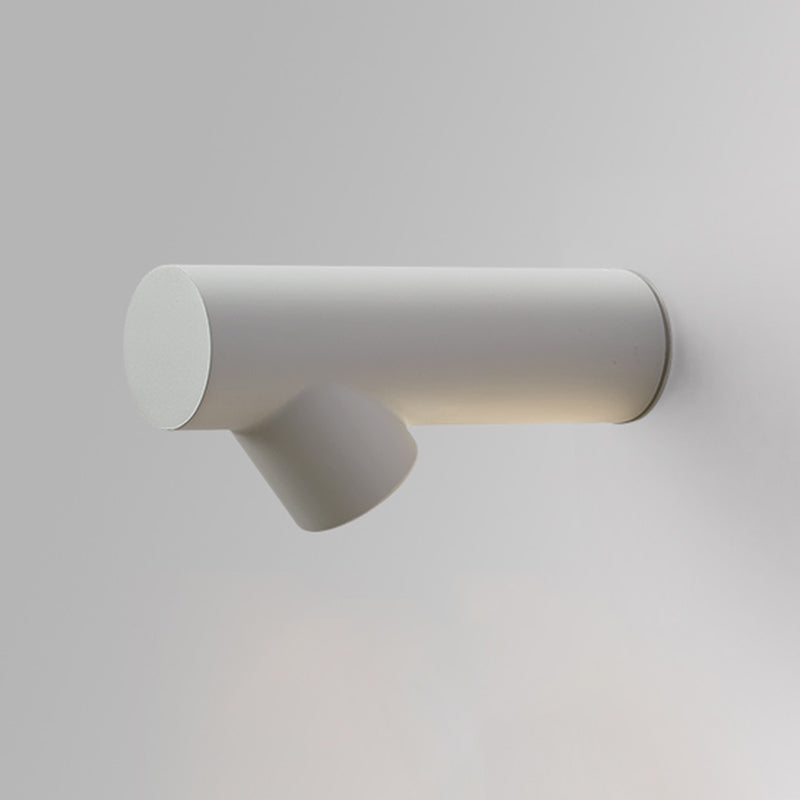 Aluminum LED Wall Fixture in Black / White Finish Modern Wall Spotlight