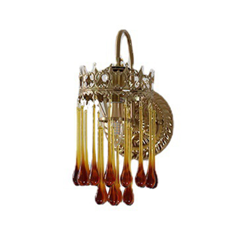 Modern Wall Light Fixture Creative Wall Light Sconce with Glass Shade for Bedroom